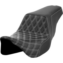 Lattice Stitch Step-Up Seat — 76 cm (30"), 2-Up, Black