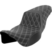 Asiento Step-Up con puntada en celosía — Negro, 76 cm (30")