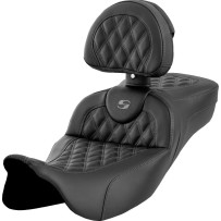 Roadsofa™ Extended Reach Seat — Black, 16-1/2" driver length, 15-1/2" driver width, 5-1/2" lumbar support