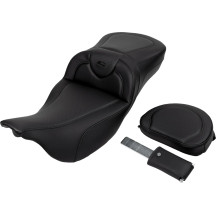 Roadsofa™ Carbon Fiber Seat — 78.5 cm overall, 37 cm driver, 38 cm passenger, black