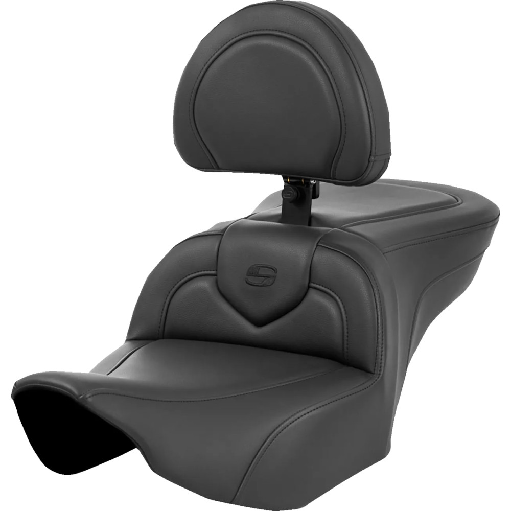 Roadsofa™ Seat — Overall 30.5 in, Driver 16 in, Black