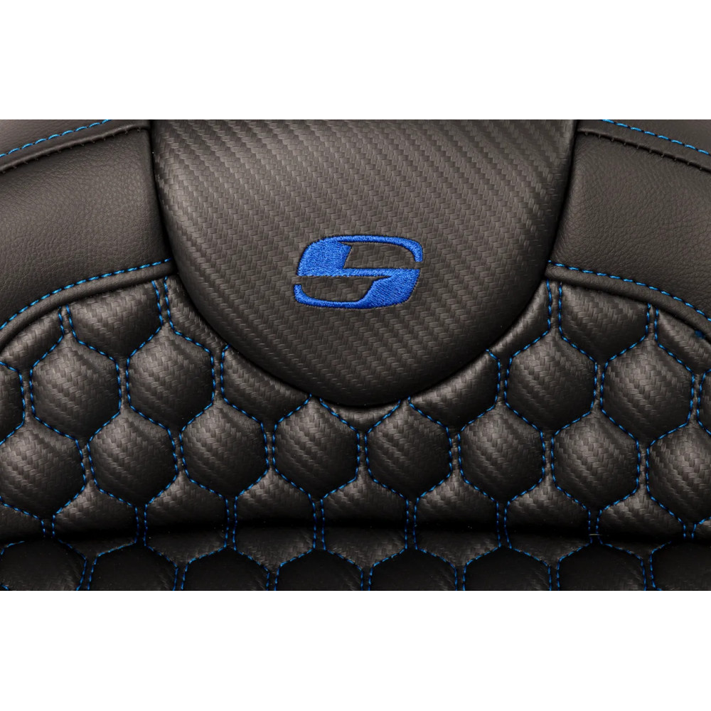 Asiento Honeycomb Roadsofa™ — 2 plazas, 78.5 cm (31"), Negro