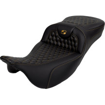 Asiento Honeycomb Roadsofa™ — 78,5 cm (31") longitud total, conductor 44,5 cm (17-1/2") x 37 cm (14-1/2"), Negro