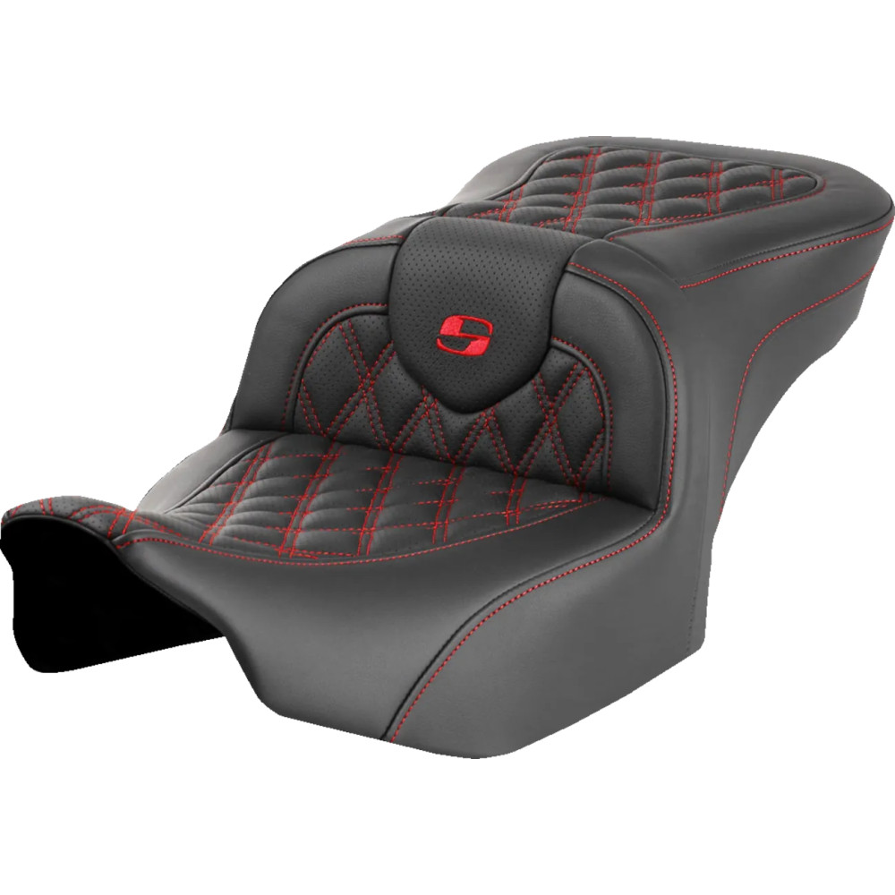 Asiento Roadsofa™ Lattice Stitch — Negro, 77.5 cm (30.5")