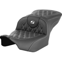 Roadsofa™ Lattice Stitch Asiento — Largo total 77,5 cm (30,5 in), Negro