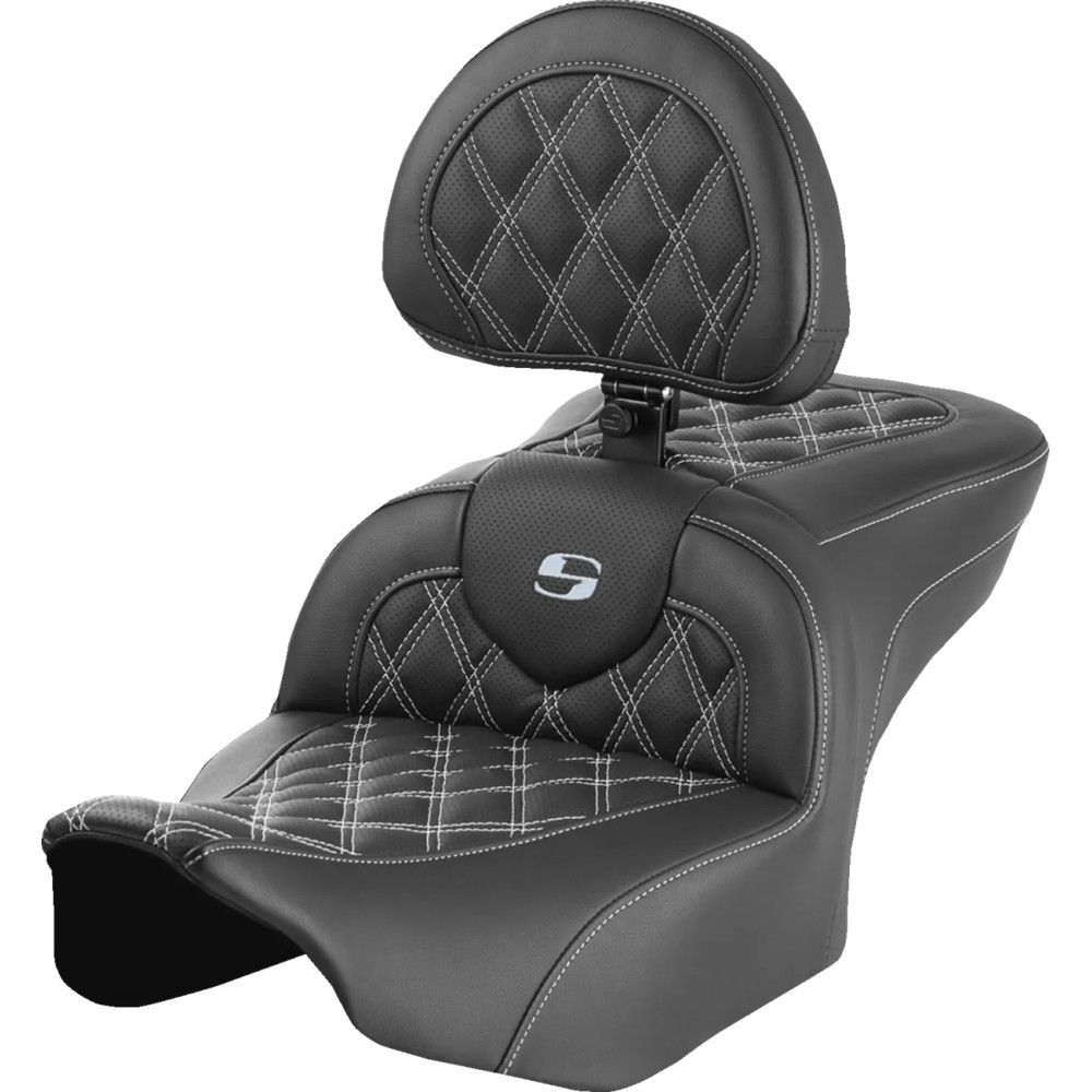 Roadsofa™ Asiento con puntada en rejilla — 77.5 cm (30-1/2") , Negro