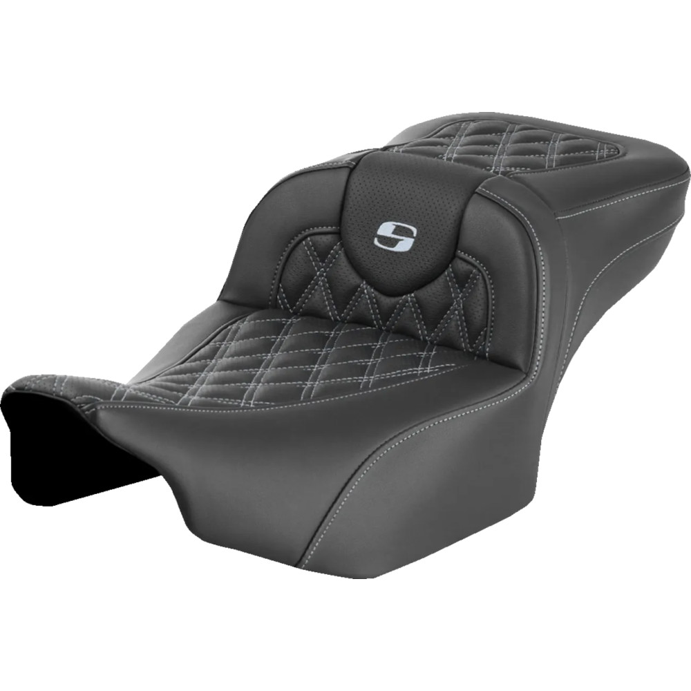 Roadsofa™ Extended Reach Seat — 17.5" driver length, 14" driver width, Black