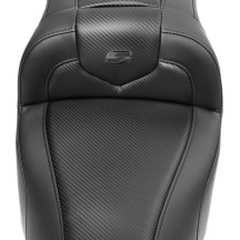 Roadsofa™ Asiento de fibra de carbono — 77.5 cm total, 35.5 cm ancho conductor, Negro