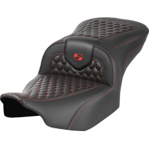 Asiento Honeycomb Roadsofa™ — 77.5 cm (30.5") total, conductor 40.5 cm (16"), Negro, Rojo