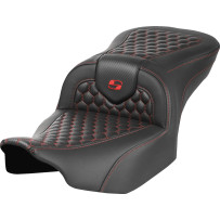 Honeycomb Roadsofa™ Seat — 77.5 cm (30.5") overall length, Black, Red