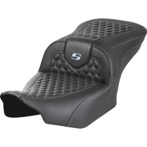 Asiento Honeycomb Roadsofa™ — 77.5 cm longitud total, Negro, Plata