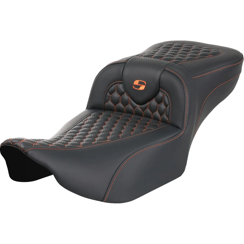 Asiento Roadsofa™ de Alcance Extendido — 17.5" conductor, 5.5" lumbar, Negro
