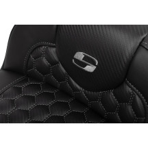 Asiento Roadsofa™ de Alcance Extendido — 17-1/2" largo del asiento del conductor, 14" ancho, Negro