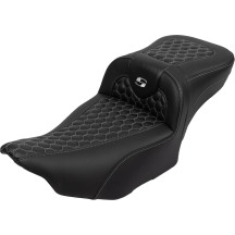 Roadsofa™ Asiento de Alcance Extendido — 17.5" longitud conductor, 14" ancho conductor, 5.5" lumbar, Negro