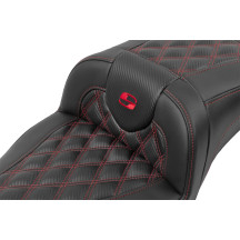 Asiento Roadsofa™ de Alcance Extendido — 44.5 cm conductor, 13.97 cm lumbar, Negro, Rojo