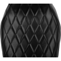 Bare Bones Solo Seat — Fits standard tank, Black