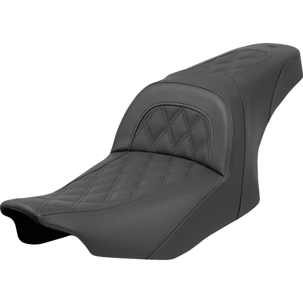 Asiento Slim — 38 cm (15 in), 29 cm (11-1/2 in), 76 cm (30 in), Negro