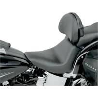 Heels Down Solo Seat - With Backrest - Plain - Black - FXST