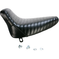 Bare Bones Solo Seat — 18" overall, 16-1/2" driver, 13" wide, Black