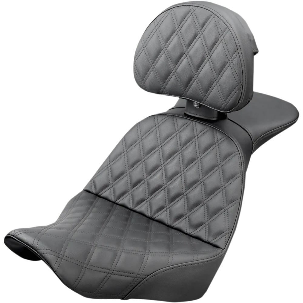 Explorer Lattice Stitch Seat — 2-Up, overall 77.5 cm (30-1/2"), fits standard tank