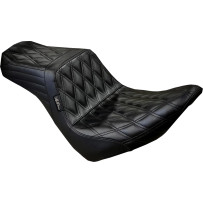 Tailwhip Seat — 32 cm (12-1/2") driver, 19 cm (7-1/2") passenger, Black