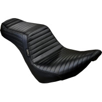 Tailwhip Seat — 2-Up, Driver 32 cm (12-1/2"), Passenger 19 cm (7-1/2"), Black