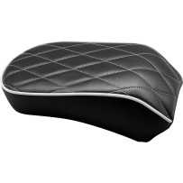 Bare Bones Series Pillion Pad — 28 cm (11") x 18 cm (7"), Black