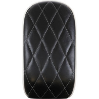Bare Bones Series Pillion Pad — 11" × 7", fits standard tank, Black