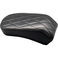 Bare Bones Series Pillion Pad — 23 cm (9 in), 16.5–18 cm (6.5–7 in) tapered width, black