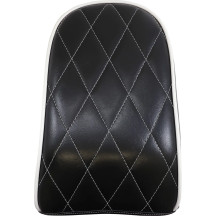 Bare Bones Series Pillion Pad — 23 cm (9"), 16.5–18 cm (6.5"–7") tapered, Black