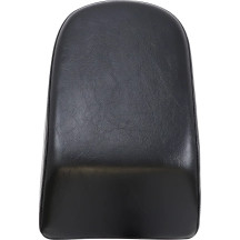 Bare Bones Series Pillion Pad — 23 cm (9") length, 16.5–18 cm (6.5"–7") tapered, Black