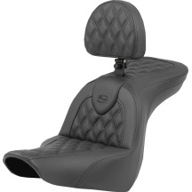 Roadsofa™ Lattice Stitch Seat — 37 cm (14-1/2\") L, 33 cm (13\") W, Black