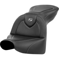 Roadsofa™ Standard Reach Seat — 28" overall, 14" driver width, fits standard tank, Black