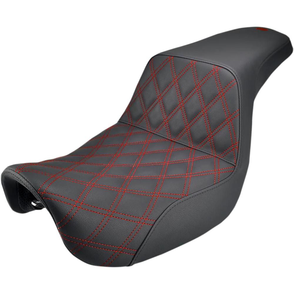 Step-Up Seat — Red Stitching/Front Lattice Stitch