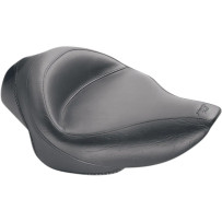 Wide Vintage Solo Seat — 51 cm (20"), 38 cm (15") W, Black