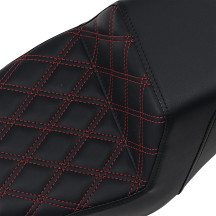 Step-Up Seat — Red Stitching/Front Lattice Stitch