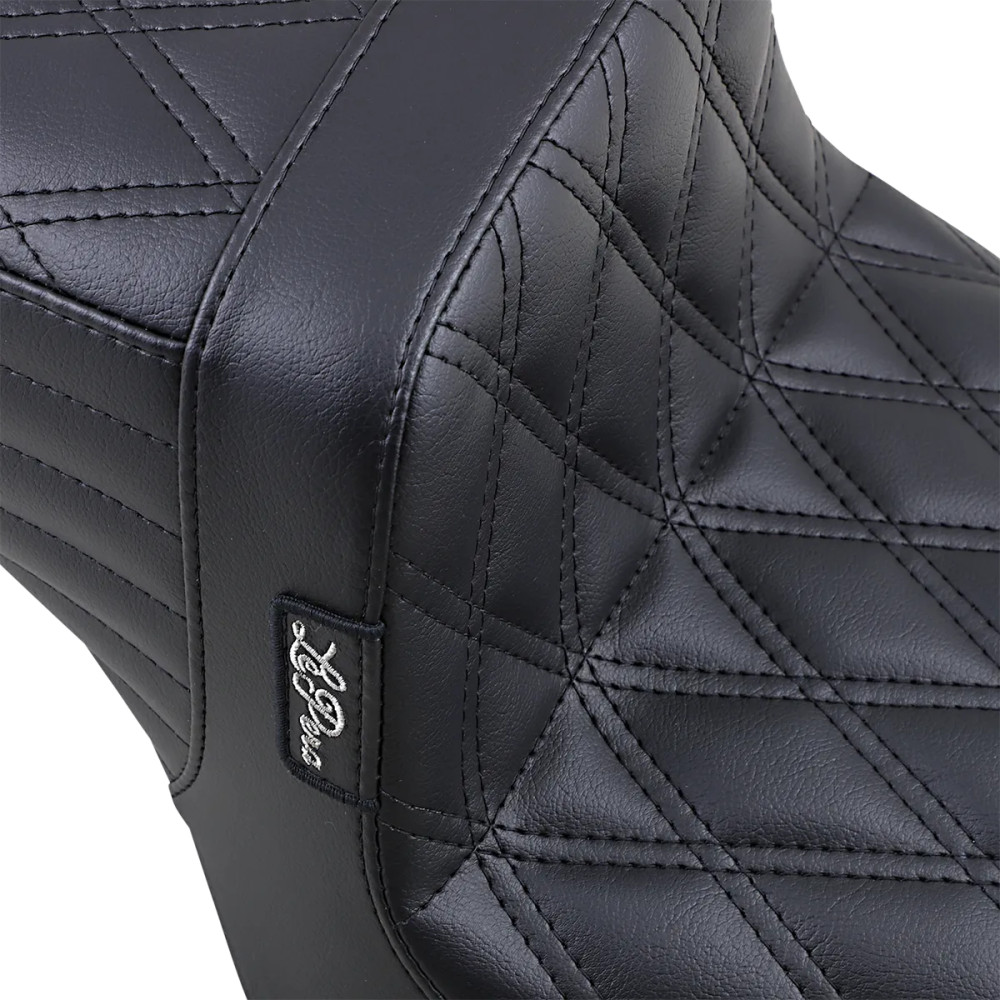 Asiento Tailwhip — 32 cm (12-1/2\") conductor, 19 cm (7-1/2\") pasajero, 2-Up, Negro
