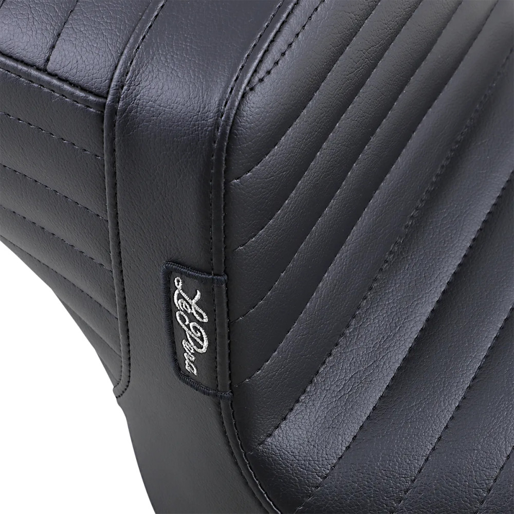 Asiento Tailwhip — 2 plazas, Conductor 32 cm (12-1/2"), Pasajero 19 cm (7-1/2"), Negro