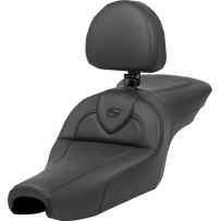 Roadsofa™ Standard Reach Seat — 13" driver length, 12" driver width, fits 12.5 L tank, Black