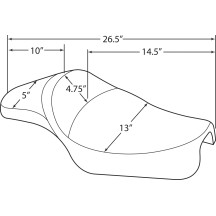Asiento Solo Predator de Alcance Extendida