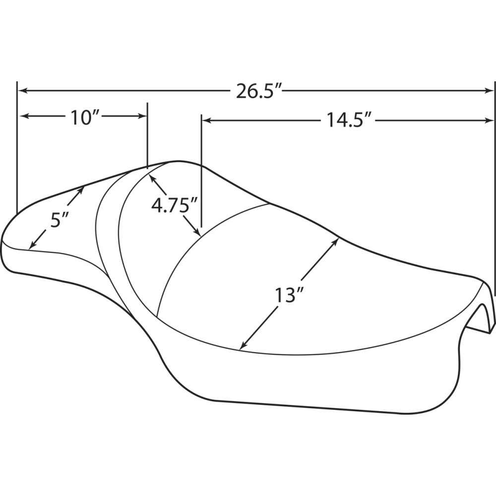 Asiento Solo Predator de Alcance Extendida