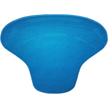 Almohadilla Raw GelCore™ Easy Reach — 29 cm largo, 37/13,5 cm ancho (trasero/nariz), azul