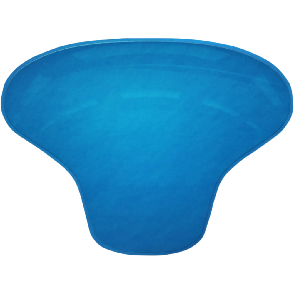 Almohadilla Raw GelCore™ Easy Reach — 29 cm largo, 37/13,5 cm ancho (trasero/nariz), azul