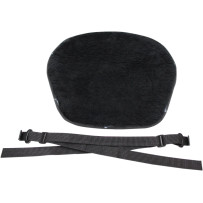 GelCore™ Breathable Fleece Gel Seat Pad — 16 mm (5/8"), 33 cm (13") L, 36.8 cm (14-1/2") back, 25.4 cm (10") front, Black