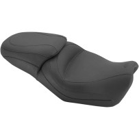 Vintage Touring 2-Up Vinyl Seat — 66 cm (26"), 23 cm (9") rear, Black