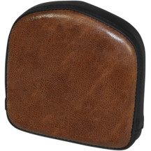 Almohadilla Gravestone para sissy bar — 16.5 cm (6-1/2") de ancho, 38 mm (1-1/2") de grosor, negro/marrón
