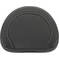 Sissy Bar Pad For RoadSofa™ Carbon Fiber Seat — 10" x 8", fits 5" sissy bars, Black