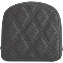 Almohadilla para Sissy Bar — 16.5 cm alto, 38 mm grosor, Negro