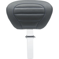 Deluxe Touring Driver Backrest — Black, Blue, Removable