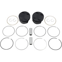 Piston Kit — 4.125" bore, +0.190" oversize, 4-3/8" stroke, 11:1 compression